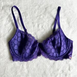 Savage x Fenty Mod on the Moon Fashion Bra Purple Size 34D